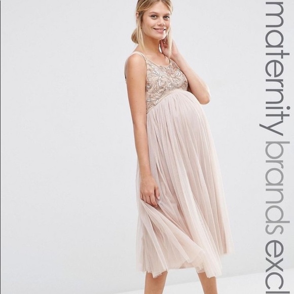 Maya sequined ASOS maternity dress US 6 - Picture 2 of 6